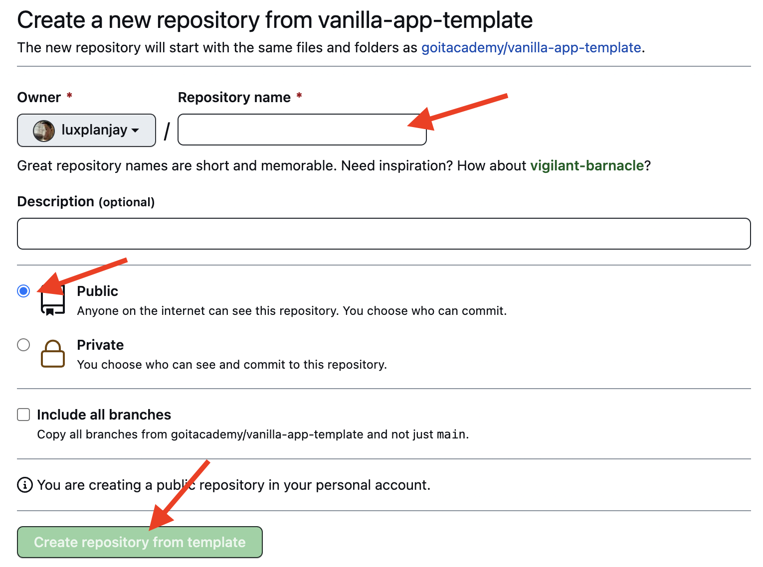 Vanilla App Template | black-big-117